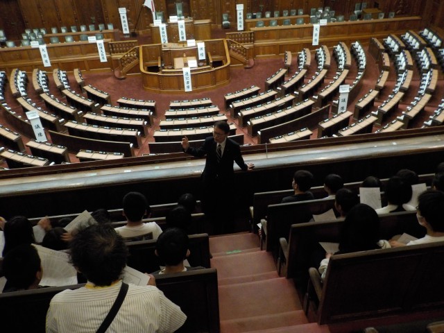 国会議事堂本会議場内