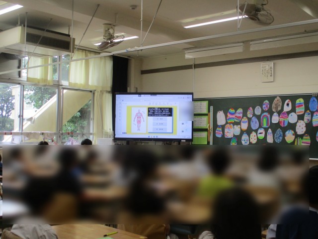 姿勢についてのお話を聞く