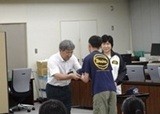 帽子の授与