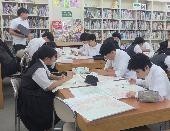 ３年生社会　京都の地形図を読む