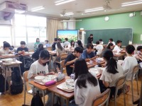 本日の給食風景